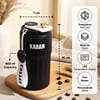 Gift Coffee and Chill Personalized Black Temperature Tumbler