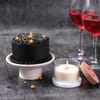 Coffee Candle Cake & Flower Combo Online