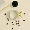 Shop Coffee Mug - X Shaped Handle - Ceramic - 350ml