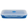 Gift Collapsible Silicon Lunch Box 1200ml Blue