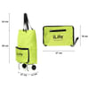 Buy Collapsible Trolley Bag - Single Piece - Green
