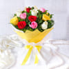 Gift Colorful Assorted Roses Flower Bouquet