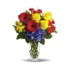 Colour Burst Mixed Flower Arrangement Online