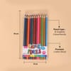 Gift Colour Spark Glitter Colouring Pencils Set Of 12
