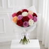 Gift Colourful 15 Roses Bouquet