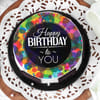 Buy Colourful Birthday Wishes Cake