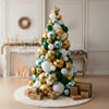 Colourful Christmas Balloon Tree Decoration