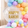 Shop Colourful Happy Rakhi Balloon Arrangement