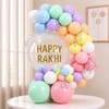 Colourful Happy Rakhi Balloon Arrangement