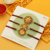 Buy Colourful Kundan Set of 3 Rakhis