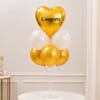 Gift Congratulatory Golden Balloon Arrangement