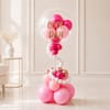 Gift Cool Didi Pink Gold Balloon Arrangement for Rakhi