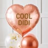 Buy Cool Didi Rose-Gold Heart Balloon Arrangement for Rakhi