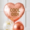 Buy Cool Didi Rose Gold Heart Balloon Bouquet for Rakhi