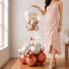 Shop Cool Didi Rose Gold Silver Balloon Arrangement for Rakhi