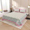 Cool Iced Teal King Bedsheet Set