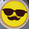 Buy Cool Mustache Theme Cake