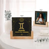 Cosmic Capture Personalized Zodiac Sandwich Frame - Gemini Online