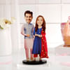 Couple In Ethnic Attire Personalized Caricature Online