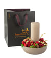 Cozy Christmas Candle Red 910527 Online