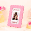 Crazy Friendship Personalized Scalloped Frame