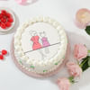 Buy Creamy Swirls Mother's Day Cake (Half Kg)