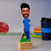 Gift Cricket Fan Personalized Caricature Stand