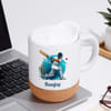 Gift Cricket Fan's Personalized Mug with Cork Base
