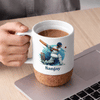 Buy Cricket Fan's Personalized Mug with Cork Base