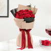 Buy Crimson Elegance Rose Bouquet