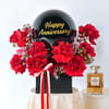 Crimson Promise Anniversary Arrangement Online