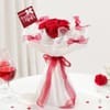 Gift Crimson Red Roses Girlfriend's Day Bouquet