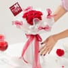 Buy Crimson Red Roses Girlfriend's Day Bouquet
