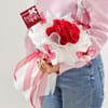 Crimson Red Roses Girlfriend's Day Bouquet Online