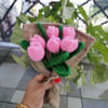 Buy Crochet Pink Tulip Bouquet - Single Piece