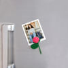 Gift Crochet Rose Personalized Photo Magnets Combo