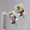 Crochet Rose Personalized Photo Magnets Combo Online