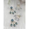 Crystal Ear Jacket Gift Set - Emerald Green And White - Set Of 2 Online