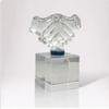 Crystal Handshake Trophy Online