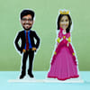 Buy Crystal Kundan Pachhi Work Bhaiya Bhabhi Rakhis with Personalized  Bhaiya Bhabhi Caricature