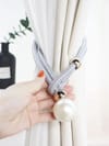 Curtain Ties - Knots And Pearls - Set Of 2 Online
