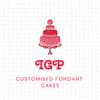 Customised Fondant Cake 1kg