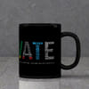 Gift Customized Black Mug