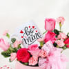 Buy Customized  Mug with Pink Blooms in a Planter
