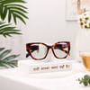 Customized Wooden Eyeglasses Stand for Grandmother Online