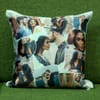 Shop Cute Couple Personalized LED Satin Cushion