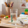 Gift Cute Dinosaur Glass Sipper for Kids with Lid and Reusable Straw