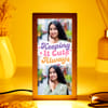 Buy Cute Glow Personalized Wooden LED Photo Frame For Her