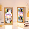 Cute Glow Personalized Wooden LED Photo Frame For Her Online