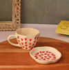 Shop Cute Heart Mug And Dessert Plate Set - Single Piece